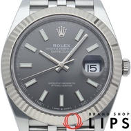 Rolex Datejust 41 Men's Watch Jubilee Datejust 41 126334 Box Warranty Card K18WG/SS Men's Watch Gray