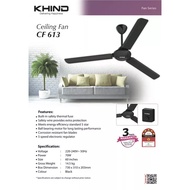 KHIND 60" Ceiling fan (white/Black)