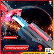 [SG Seller]Spark Light Saber Battle Blade Spray Light Saber Children's Laser Sword Boy's Toy