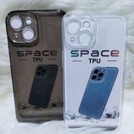 Silicone iphone 13 ip 13 mini ip 14 ip 15 ip 14 Plus SoftCase Casing Space Tpu Original Clear Bening