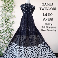 GAMIS SYAR I TWILL ORI PEKALONGAN CANDI MEKAR LONGDRESS PREMIUM