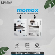 Usb Hub One Link Type C Momax 6 In1