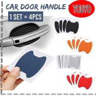4Pcs/Set Universal Car Sticker Door Bowl Sticker Cover Inner Bowl Door Handle Protection Film Anti S