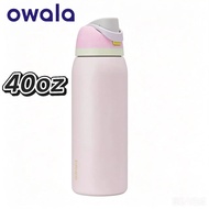 40oz owala Cup Vacuum Flasks & Thermoses Water Bottle Drinkware Thermal Mug Original  Straw Bottled 