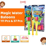 Magic Water Balloons Toys 111 pcs & 37 pcs War Balloon Water Balloons Outdoor Games for Children