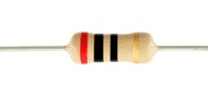 (50pcs) 1/4W Carbon Film Resistor - (2 ohm to 2M ohm) - 5% - 0.25W Resistor