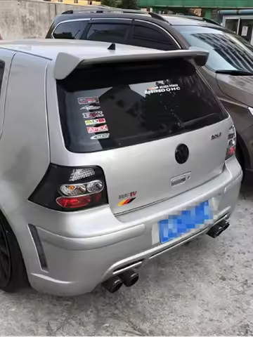 For Volkswagen VW Polo MK4 9N MK5 6R 6C 2005-2018 Roof Spoiler ABS Plastic Hatchback Universal Wing