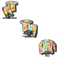 🌈Thr3e Sisters🌈 Unisex Pajamas Set One Peace in blue Mom Dad M,L ,Kids tag 1/2-7/8 Big tag 9/10-15/1