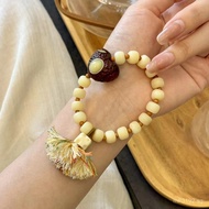Bovine Bone Bracelet Rosewood Bracelet Original Cheese Barrel Beads Ivory Fruit Cultural Play Access