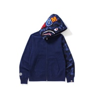 Bape shark hoodie navy original