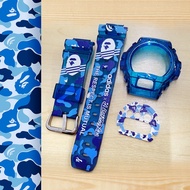 Adidas BAPE G Shock Custom Tali Jam G Shock DW6900 BNB DW6900 G Shock Watch Jam G Shock Lelaki Acces