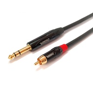 Choseal | สายสัญญาณเสียงไม่สมดุล TRS ถึง RCA