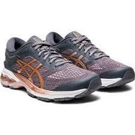 棒球世界asics 女慢跑鞋 支撐型 GEL-KAYANO 26系列 高階 玫瑰金 1012A457-022特價