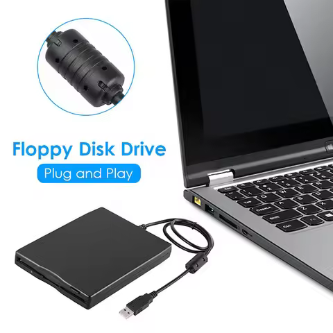 USB Floppy Disk Reader Drive 3.5In External Portable 1.44 MB FDD Diskette Drive For Windows 7 8 2000