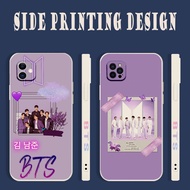 BTS Aesthetic Lilac For Realme C11 2020 C11 2021 C12 C15 5 5i 5s C21Y C25 C25s Narzo 30A C25Y Phone Case Square Edge