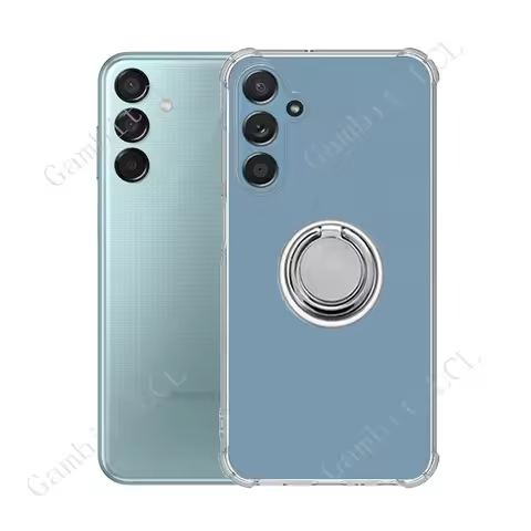 For Samsung Galaxy M15 Wide7 A54 A34 A35 A55 F54 M34 M54 5G Back Ring Holder Bracket Phone Case Soft