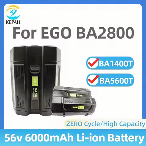 100% new 4.0/5.0/6.0/8.0Ah for 56V BA1400T BA2800T BA4200T BA5600T BA6720T Electric Saw Lawn Mower H