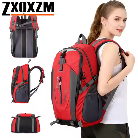 1Pcs Large Capacity 40L Hiking Backpack Lightweight Waterproof Foldable, Outdoor Camping Trekking Tr