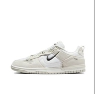 🎉Nike dunk low Disrupt 2 可回收材料 灰白色 男女同款👍 DH4402-101