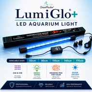 Lumiglo+ T8 Color Up Display Enhancing Aquarium LED Light UVA &UVB Lampu Akuarium 50cm-170cm