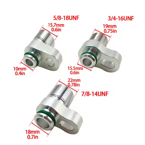 1 pieces (3/8 1/2 5/8) compressor interface R134a converter, R134a to OR type 3/8 1/2 5/8 R134A comp