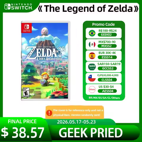 Nintendo Switch Game Deals - The Legend of Zelda Link's Awakening - 100% Original Physical Game Card