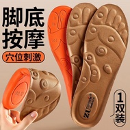 4D Shockpressure plate massage insole men's foot m 4d指压板按摩鞋垫男足部按摩舒适减震回弹防痛女款软底足底按摩鞋25828/969