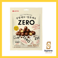 Lotte Zero Crunch 脆脆朱古力波 140g 8801062863709 [平行進口] (EXP:31/12/26) #脆脆朱古力波 #無糖朱古力 #韓國零食 #朱古力波 #低卡零食