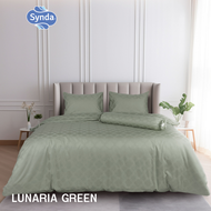 Synda ผ้าปูที่นอน รุ่น LUNARIA 5 สี Cotton Jacquard 700 เส้นด้าย 3.5ฟุต 5ฟุต 6ฟุต (ไม่รวมรายการปลอกผ้านวม และปลอกหมอนข้าง)