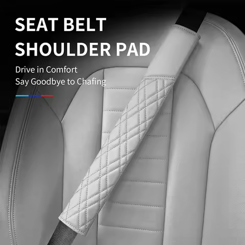 For Hongqi EHS7 EH7 HS5 H9 / H9 E - HS9 L1 Car seat belt covers extend the service life of seat belt