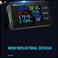 YIYI การ KWS-AC301 เครื่องตรวจจับพลังงานชิปเฉพาะ การ0-100A 8 in 1 เครื่องวัดพลังงาน ดิจิตอลโวลต์มิเต