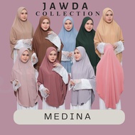 Tudung Sarung Umrah Material Moscrepe -MEDINA SIZE L, XL ,2XL & 4XL