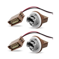 2U5Z13411SA Turn Signal Light Sockets Fit for Ford F-150 2004-2017, Light Signal Socket Pigtail Conn