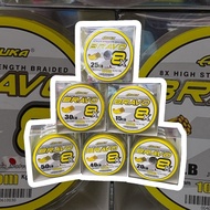ASUKA BRAVO X8 PE LINE - 100M -YELLOW