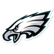 NFL Siskiyou Sports Fan Shop Philadelphia Eagles Auto Decal 8 inch sheet Team Color