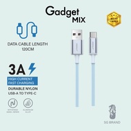 Diginut BC-1229C Transparent Shell Type-C To Type-C Data Cable 60W 1.2m Black/Blue/BA-1229C USB To T