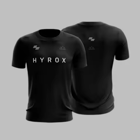 2026 HYROX Sports Fitness Unisex Cotton Tshirt, Peak Training X HYROX Casual Fashion Shirt, Men Wome