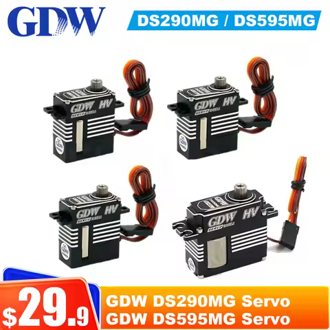 GDW DS290MG GDW DS595MG HV Medium Digital Metal Servo Helicopter Parts for 450 450L X3 380 420