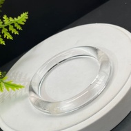 精美 白水晶手鐲 59MM 冰透彩虹閃片石英手環 淨化心靈平衡能量