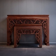 傳統榫卯工藝製作-限量版 雙龍紅木神桌/佛桌