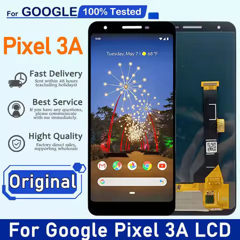 5.6" AMOLED For Google Pixel 3A LCD Display Touch Digitizer Screen For Google Pixel 3A OLED Replacem