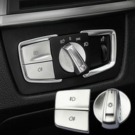 Car Headlight Switch Button Cover Trim Stickers For BMW X1 X5 X6 1 2 3 4 F15 F16 F30 F34 F15 F16 F32