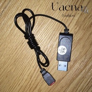 UAENAU USB Charger Cable, Plastic 3.7V 1S Replacement Charging Cord, Black Drone Parts Accessories f