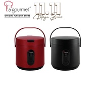 La gourmet Electric Rice Cooker 0.4L - 4 Layer Non Stick Coating, LED Panel, 360 Degree Heating, Lig