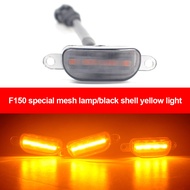 Anyike ไฟ LED ติดกระจังหน้ารถยนต์ไฟสีขาว/เหลือง/แดงไฟควันสีเหลืองอำพันโคมไฟสไตล์แร็พเตอร์พร้อมสายรัดสำหรับ Ford F-150 F150 2010-2018จำนวน1ชิ้น