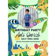 E-Card Invitation, Kad Jemputan birthday, Kad jemputan