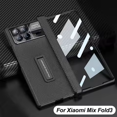 All-included Leather Hinge Protective Case For Xiaomi Mi Mix Fold 3 Fold3 Magnetic Hinge Case with S