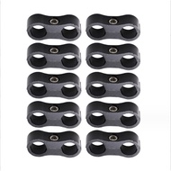 10pcsAuto Parts 6an Hose Splitter Clamp Bracket Adapter for 3/8 Oil Fuel Hose Line