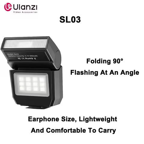 Original Ulanzi SL03 Firefly Mini Flip Flash Micro Single Camera Ricoh Compact Photography Constant 
