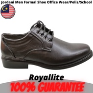 Jordani Kasut Men lelaki office wear shoes Formal shoe (03837.6) Black